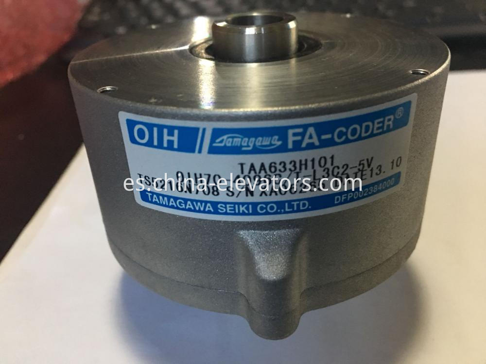 Codificador TAA633H101 para la máquina de tracción de la correa del ascensor OTIS TAA633H101 Encoder for Otis Elevator Belt Drive Traction Machine